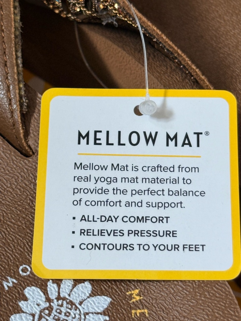 New Yellow Box Mellow Mat Blume Toast sandals size 7.5 - Picture 8 of 9